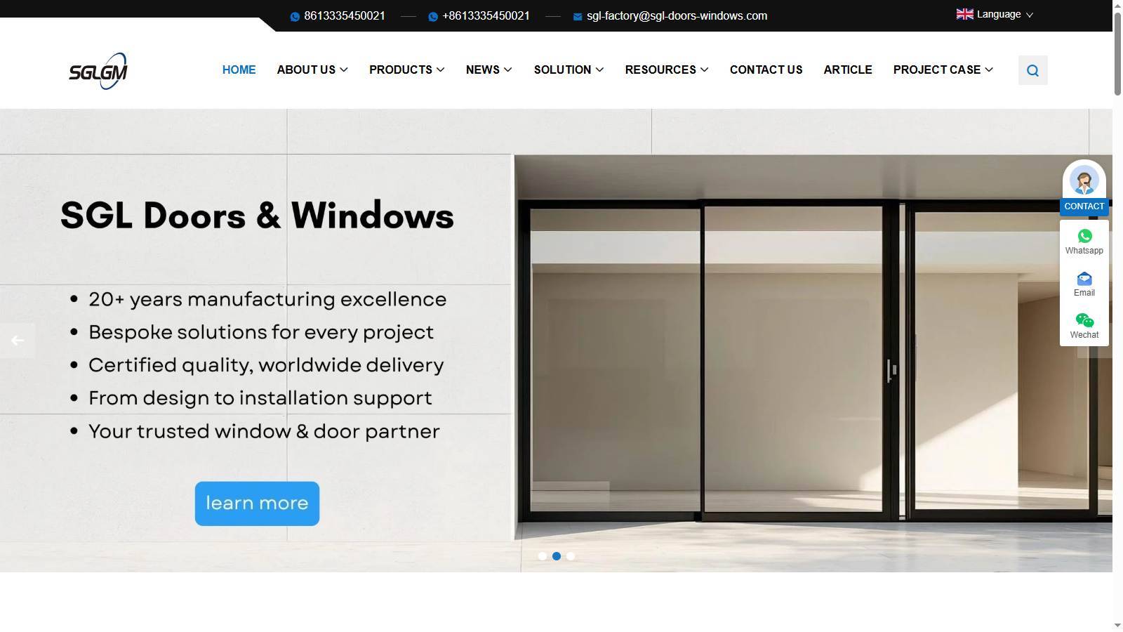 SGL Doors and Windows