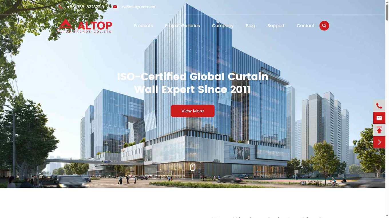 Altop Facade commercial curtain wall