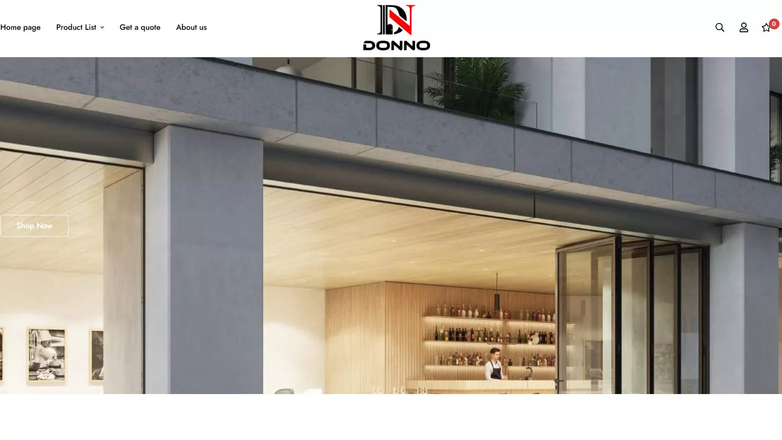Donno thermal break aluminum casement window