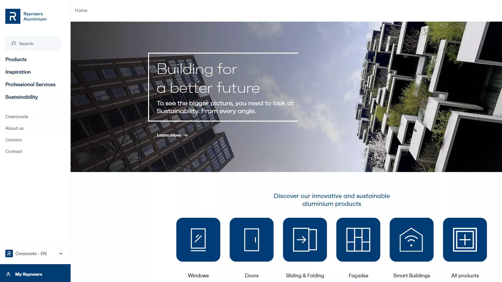 Reynaers Aluminium Architectural Thermal Break Window Systems