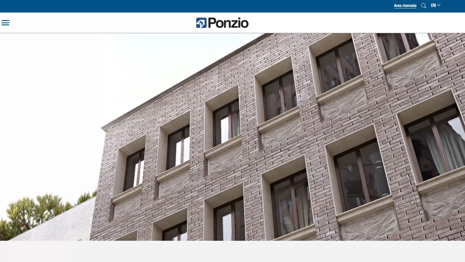 Ponzio Italian Aluminum Window and Thermal Break Façade Systems