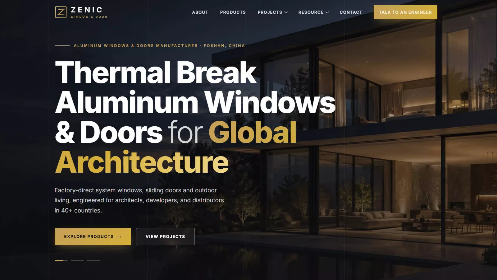 ZENIC Thermal Break Aluminum Casement and Tilt-and-Turn Windows