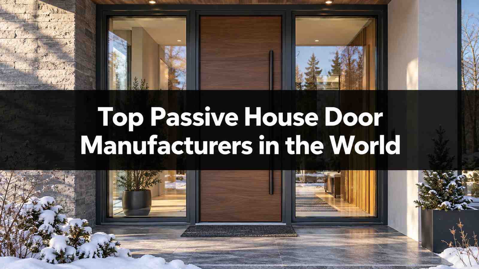 Top Passive House Door Manufacturers in the World